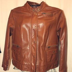 Lane Bryant Faux Leather Moto Jacket 18/20